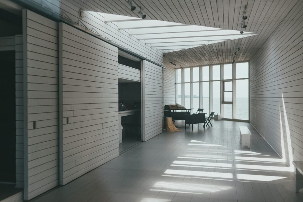 black wooden table near brown wooden chair  interior design