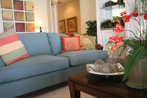 color full living room