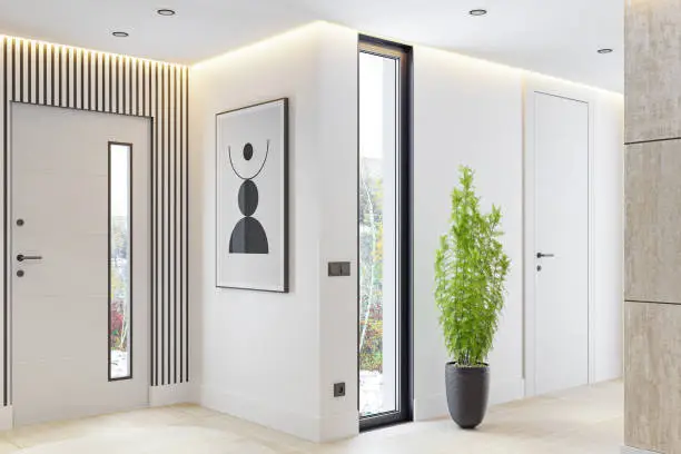 modern and birght white apartment  fresh and modern design Modern Aesthetic