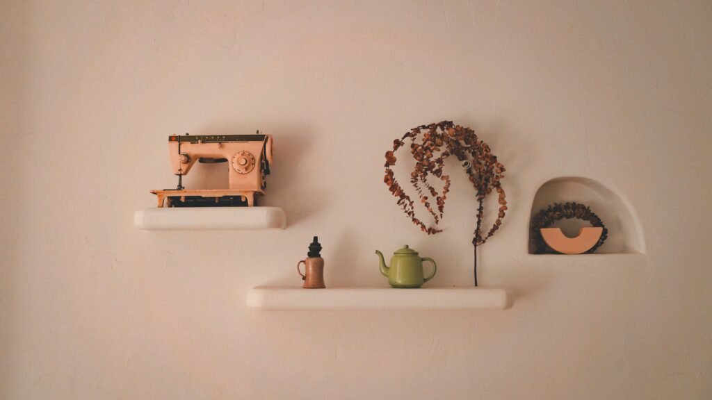 
several ceramic figures on wall DIY Décor Projects